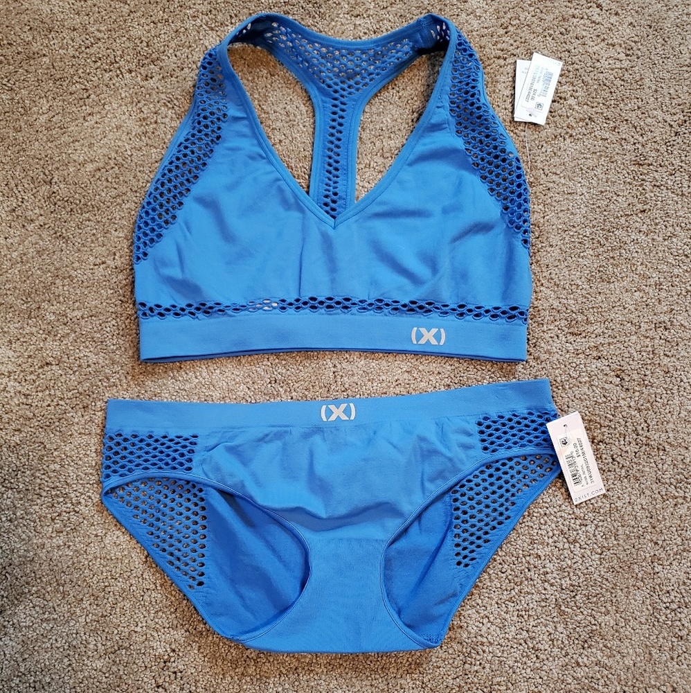 2(X)IST Blue Bra & Panty Set